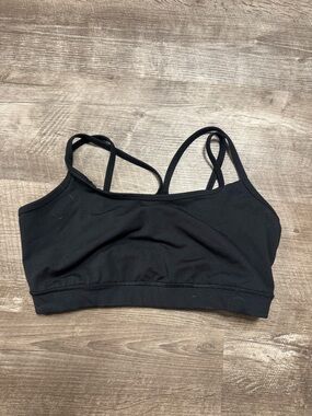 GAIAM Black Sports Bra Size Large